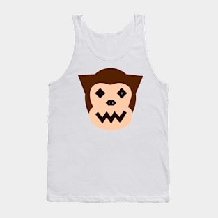 Monkey Troll Brown Tank Top